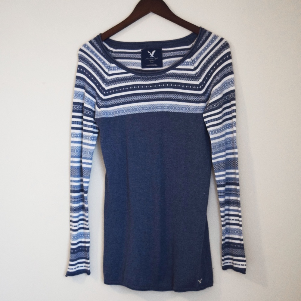 Nordic | Scandinavian Blue Ski Sweater